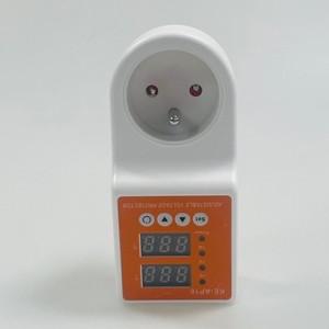 Protector de Voltaje Francés de Doble Pantalla 220V 16A con Autoprueba para TV y Refrigerador - Product Image 4