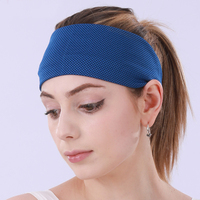 Nouveauté bandeaux de sport personnalisables pour femmes bandeaux de spa en maille à la mode bandeau en soie de glace à tricoter sans couture pour bandeaux de sport