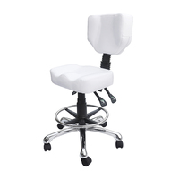 TS-3218 TOMSPA Fauteuil de Maître Commercial Moderne en Fer pour Salon de Coiffure, Pivotant à 360°, Réglable en Hauteur, Massage, Garantie 1 An, Beauté