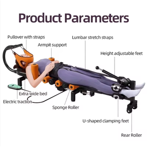 Profesional Rumah Tangga 45 °   Traktor Ekstensi Serviks dan Lumbal dengan Perangkat Traksi dan Koreksi Tali - Product Image 2