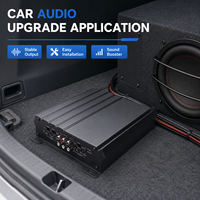 Amplificateur audio de voiture 4 canaux classe AB 3000W Max 450W RMS 12V-24V DC Stéréo pour haut-parleur et subwoofer OEM ODM KW45.1