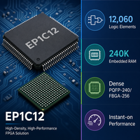 Microcontrôleur EP1C12Q240C8 IC FPGA, boîtier 240QFP, 81 entrées/sorties, 320K Flash