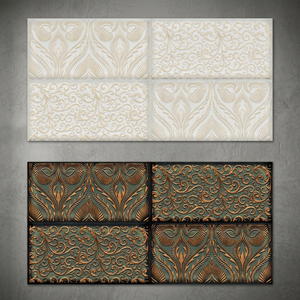 กระเบื้องบุผนังเซรามิกแบบมันเงาขนาด 300x600 มม. (30x60 ซม.) ลายดิจิตอลสไตล์คาจาเรีย กันลื่น ทนกรด ใช้ได้ทั้งภายนอกและภายในอาคาร สำหรับห้องน้ำ - Product Image 6