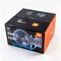 Subwoofer de voiture JBL GTS-S12 de 12 pouces à haute puissance et basses profondes avec boîtier durable pour systèmes audio de véhicule