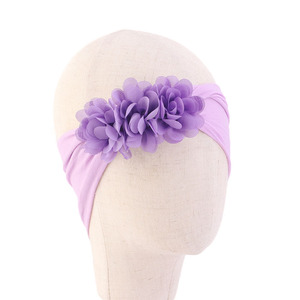 Fasce per bambini <span class=keywords><strong>turbante</strong></span> con fasce per capelli da <span class=keywords><strong>ragazza</strong></span> di fiori accessori per capelli decorazione per capelli fascia per capelli fascia per capelli semplice fascia per capelli carina B.phne - Product Image 4