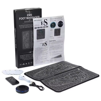 Masseur de pieds électrique professionnel rechargeable avec fonction chauffante, appareil de massage des tissus profonds, noir, confortable, Zhejiang KS-9302