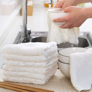 Thickened Absorbent Dishcloth Viscose Fiber 18x23cm Solid Color Kitchen Cleaning Towel For Dish Wiping - Product Image 1