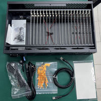 Chasis de servidor tipo rack P30 con 20 puertos USB para pruebas de programación y gestión de lotes en granjas de teléfonos