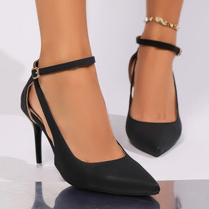 C719 Sexy scarpe da donna con tacchi alti da donna business colore nero e <span class=keywords><strong>arancione</strong></span> tacchi alti taglia 36-42 - Product Image 4