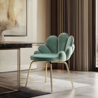 Chaise de salle à manger convertible moderne de luxe, structure en acier inoxydable, pieds en bois, revêtement en velours vert, meubles pour la maison, bureau à domicile, hôtel