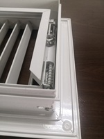 Grille de ventilation linéaire sans cadre pour système CVC, pour salon moderne, blanc/RAL9016, garantie 1 an
