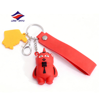 Longzhiyu, fabricant depuis 14 ans, porte-clés professionnels personnalisés en PVC 3D, animaux de dessin animé, pendentifs pour sacs, pour cadeaux.