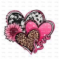 Facile à utiliser coeur conception Dtf transferts vinyle Sublimation transfert saint valentin chaleur presse transferts pour vêtements