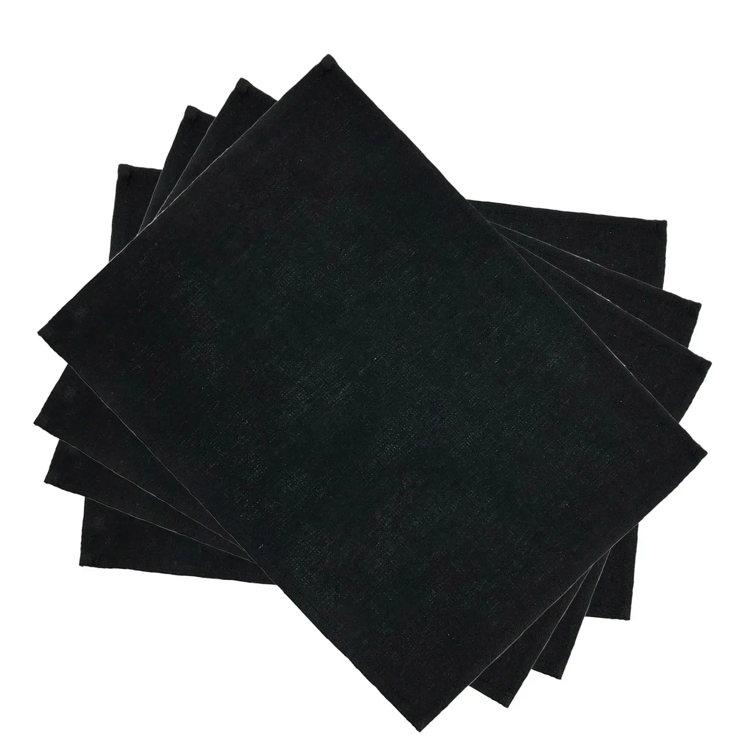 Guardanapos descartáveis personalizados com logotipo disponíveis guardanapos pretos reciclados guardanapo de mesa básico para sala de estar de restaurante