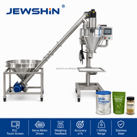 Machine de dosage semi-automatique de poudre, remplisseuse quantitative à vis sans fin pour l'emballage de lait en poudre, thé, assaisonnements en boîtes, bocaux et sachets