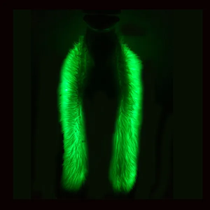 Bufanda LED brillante divertida novedad <span class=keywords><strong>Boa</strong></span> de piel accesorio para fiestas Rave bufanda intermitente para decoración de ropa - Product Image 2