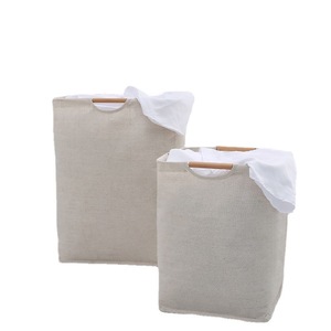 Collapsible Laundry <b>Basket</b> Rectangle White <b>Large</b> Capacity Portable <b>Storage</b> Organizer <b>for</b> Clothes and Toys - Product Image 5