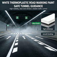 Peinture routière thermofusible CaCo3 + Résine C5 pour passages pour piétons, longue durée de vie
