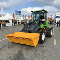 Chargeur frontal compact électrique 4x4, respectueux de l'environnement, haute performance, multi-usages, pour travaux de construction