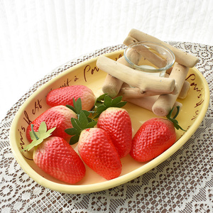 8.4*4cm gâteau aux fraises d'imitation artificielle pour Noël et Thanksgiving <span class=keywords><strong>faux</strong></span> fruits mousse matériel Bouquet décoration - Product Image 6