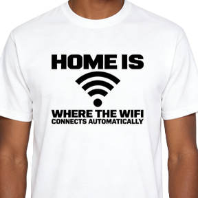 เสื้อยืดฮิปฮอปผู้ชายลายกราฟิกสุดเท่ แนวสตรีทแวร์ ผ้าฝ้ายโอเวอร์ไซส์ แขนสั้น พร้อมสโลแกน WiFi สุดฮา - Product Image 4