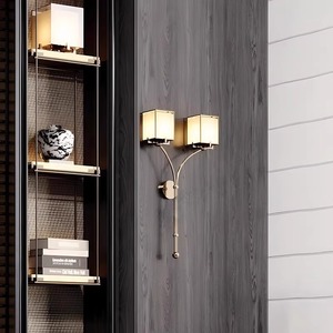 Nueva Lámpara de Pared de Lujo de Diseño, LED E14 220V, Doble Cabezal, para Sala de Estar, Dormitorio, Hotel, Pasillo - Product Image 1