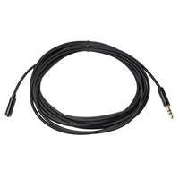 3,3 Fuß Kopfhörer-Verlängerungskabel 3,5 mm Stecker auf Buchse Aux-Audio-Verlängerungskabel Nylon-Ummantelung für Mediaplayer