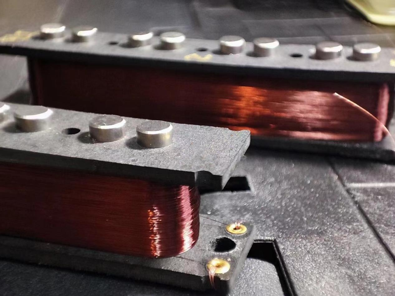 42AWG 0.063mm Vintage Corretto Pickup Wingding Wire Filo Di Rame Smaltato Normale Per Chitarra - Foto 10