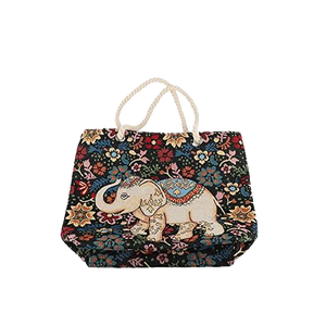 Bolsa de Compras de Lona de Primera Calidad con Asa de Cuerda Trenzada, Producto de Alta Calidad a Precio Accesible - Product Image 3