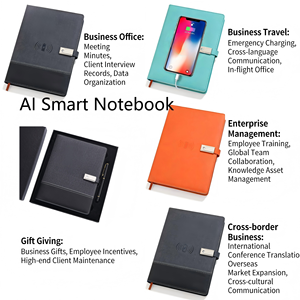 สมุดบันทึกอัจฉริยะ AI พร้อมปากกาดิจิทัลและลำโพง ชุดของขวัญคริสต์มาสสำหรับสำนักงาน พร้อมโลโก้สั่งทำได้ - Product Image 4
