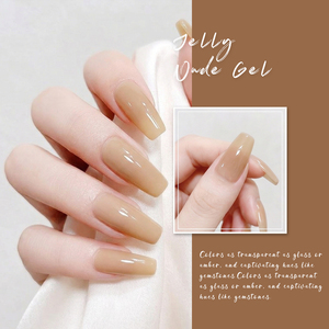 Esmalte de <span class=keywords><strong>Uñas</strong></span> en Gel UV Transparente Color Ámbar, 10 Colores, Semipermanente, Removible, Base de Agua, Gel UV LED - Product Image 3