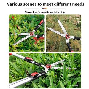 Arrizo Tijeras de césped manuales para árboles frutales y jardín Poda de valla verde Tijeras de podar Herramientas de jardinería esenciales - Product Image 3