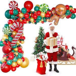 Palloncino Ecologico di Babbo Natale per <span class=keywords><strong>Capodanno</strong></span>, per Arco di Caramelle, Decorazioni per Feste Natalizie, Allestimento Scenografico Festivo - Product Image 5