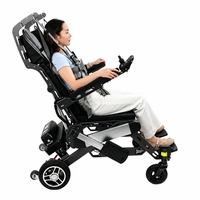 Robot d'assistance à la marche électrique intelligent, autonomie 15-20 km, double moteur 250W, télécommande sans fil pour l'entraînement à la marche des personnes âgées