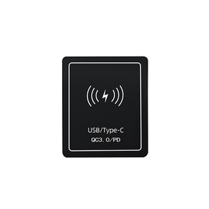 แผงชาร์จไร้สายแบบฝังในตัวสำหรับโต๊ะทำงาน ชาร์จเร็วผ่านพอร์ต USB Type C สำหรับเฟอร์นิเจอร์สำนักงานและโรงแรม - Product Image 4