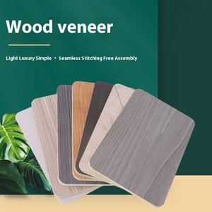 Moderno pannello geometrico integrato autoinstallato pannello a parete facile boiserie legno impiallacciato legno di bambù pannello in fibra di carbonio cristallo - Product Image 2