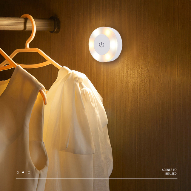 Hot Sale Magnetic USB Rechargeable Touch Motion Sensor Night Light Wall Lamp Wardrobe Kitchen Under Cabinet Lighting