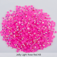 Vente en gros de strass en résine transparente AB de 3 mm, diamants en gelée, pour la peinture au diamant 5D, artisanat DIY