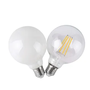 Pabrik grosir sampel gratis kualitas tinggi penjualan laris bohlam Edison E26 E27LED lampu G80 G95 G125 bohlam filamen LED