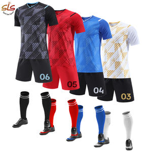 Seragam Sepak Bola Murah untuk Dewasa Pakaian Olahraga Sublimasi Berkualitas Tinggi Jersey Sepak Bola Kustom Camisetas De Retro Jersey Sepak Bola - Product Image 1
