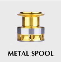 Offre Spéciale puissant longue coulée 5.2:1 rapport de vitesse moulinet de spincasting en métal moulinet de pêche moulinets de filature moulinet pour flux