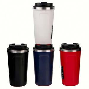 Taza de Café de Acero Inoxidable Aislada, Antiderrames, con Succión Mágica - Product Image 5