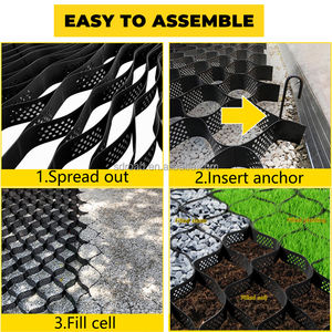 HDPE 지오 셀 유지 벽 경사 보호 주차 도로 포장 차도 주차장 지오 셀 - Product Image 4