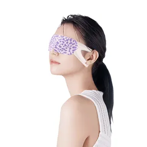 Promozionale fabbricazione del prodotto del gel commercio all'ingrosso mascherina di occhio di sonno maschera portatile da stiro a vapore riscaldato
