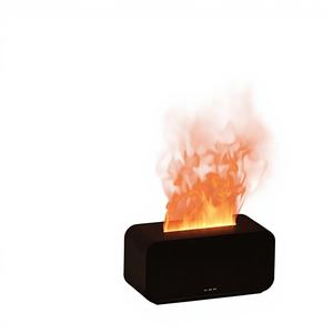 Nouvel humidificateur et diffuseur d'aromathérapie à flamme de simulation - Product Image 1