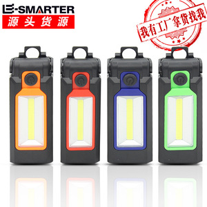 ไฟฉายทำงาน Le-Smarter Cob 30000h แบบ LED ชาร์จไฟได้ พกพาสะดวก ใช้สำหรับตั้งแคมป์ มีแม่เหล็ก ปรับพับได้ - Product Image 5