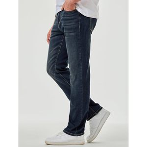 Pantalones Vaqueros de Pierna Recta para Hombre FOXA, Corte Regular, Mezclilla Elástica de Peso Medio, con 5 Bolsillos, Ropa Casual - Product Image 2