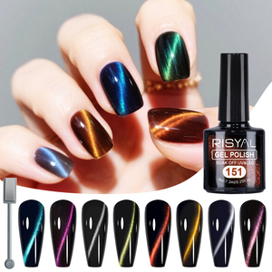 Kit de <span class=keywords><strong>vernis</strong></span> à ongles <span class=keywords><strong>semi</strong></span>-<span class=keywords><strong>permanent</strong></span> 8 couleurs 7,3 ml en gros, vegan, avec logo personnalisé, pour marque privée - Product Image 2