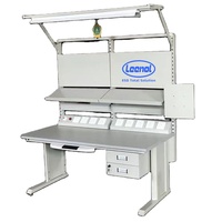Mesa de Trabajo Antiestática ESD para Taller Industrial, Oficina Electrónica, Laboratorio, Mesas ESD Leenol