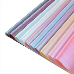 Papier d'emballage pour bouquet de fleurs irisé imperméable 60CM*60CM avec surface nacrée - Product Image 3